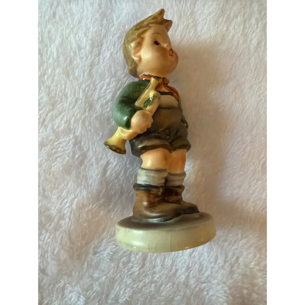 Vintage Goebel Hummel #97 Little Musician Trumpet Boy Figurine W Germany 5